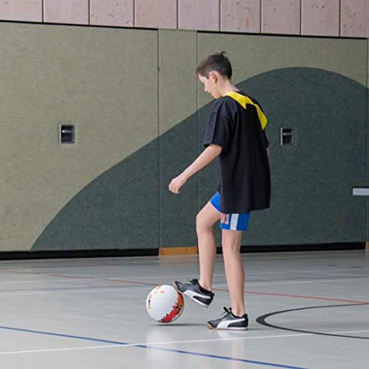 Betzold Sport Schulhof-Fußball, robuster Ball in Größe 5 für Pausenspaß im Freien, pflegeleichte Gummihülle – Bild 9