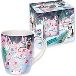 Lutz Mauder Adventskalender * WEIHNACHTEN AUF DEM EIS * Tasse mit 24 Flächen zum Freirubbeln | Version 2022/2023 | Porzellan in Geschenkkarton - Preisvergleich