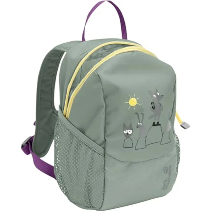 Jack Wolfskin Sprout Kinderrucksack, 25.5 cm, grün, 100% Polyester, 20 x 15.5 x 25.5 cm – Bild 6