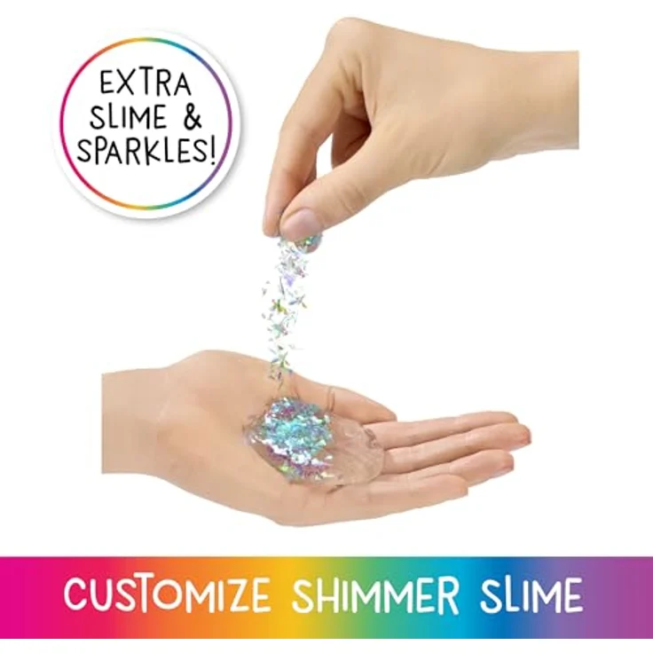 Rainbow High Anziehpuppe Rainbow Shimmers, Slime Fashion Doll mit Glitzer, Skyler (blau) – Bild 3