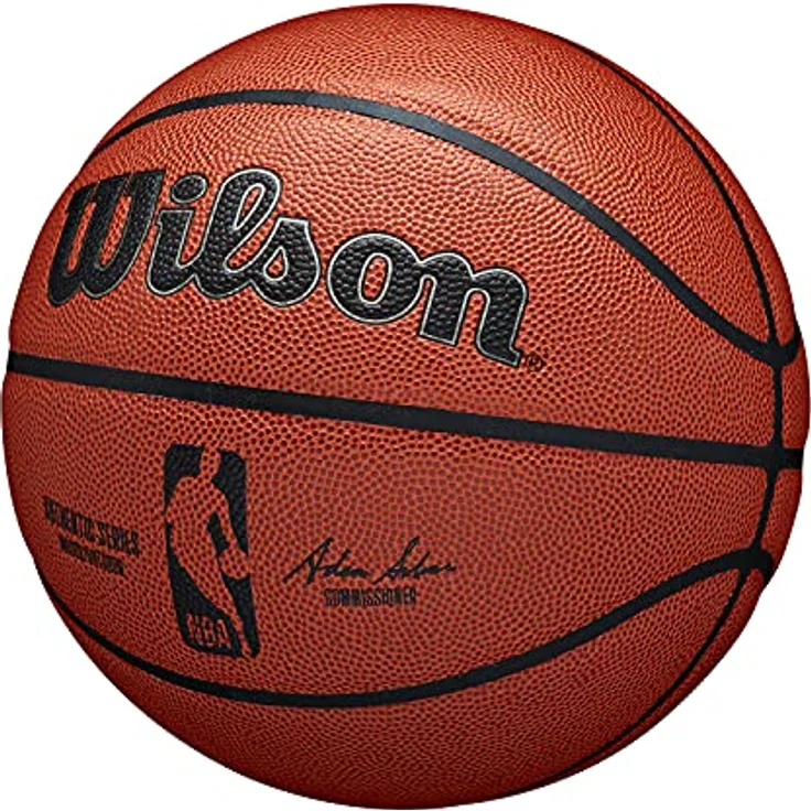 Wilson Basketball NBA AUTHENTIC SERIES, Indoor/Outdoor, Mischleder, Größe: 7, Braun – Bild 2