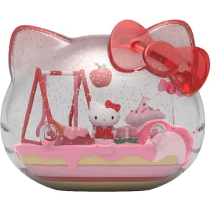 Mighty Jaxx Sanrio Kandyland Hello Kitty, Diorama mit abnehmbaren Komponenten, 12 cm, pink