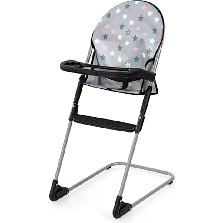 Bayer Design 13707AB Puppenwagen Set faltbar mit Hochstuhl und Tasche, softer Griff – Bild 3