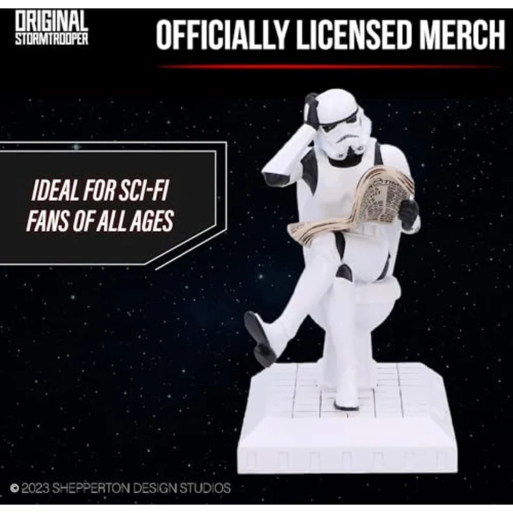 Nemesis Now Original Stormtrooper Pooper Trooper Figur, handbemalt, 10 cm, skurriles Sammlerstück aus Harz – Bild 6