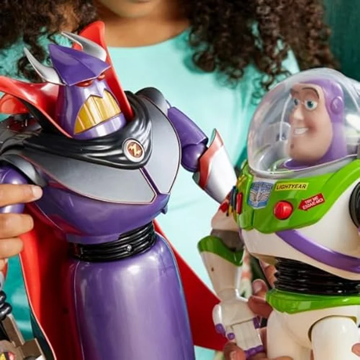 Disney Store Zurg Interaktive sprechende Spielzeug-Geschichte-Actionfigur, verfügt über 14 + englische Sätze, Mund und Augen leuchten beim Sprechen, geeignet für Kinder ab 3 Jahren – Bild 5