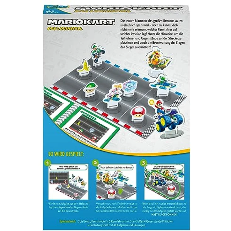 Thinkfun - 76536 Mariokart Das Logikspiel - Das rasante Kombinations- und Deduktionsspiel. Finde durch Logik heraus, wer das Rennen gewinnt! – Bild 3