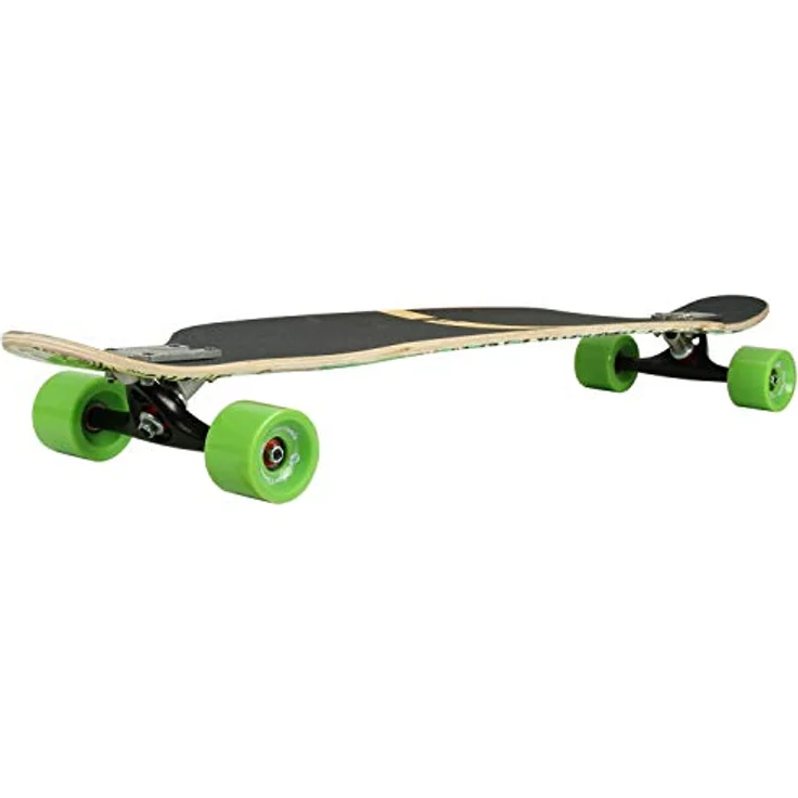 FunTomia Flex2 bis 84kg - Camber Longboard in Ahornholz Konstruktion, 106cm Länge, 25cm Breite, 3,5kg, Aluminium Achsen, 80A Rollenhärte – Bild 4