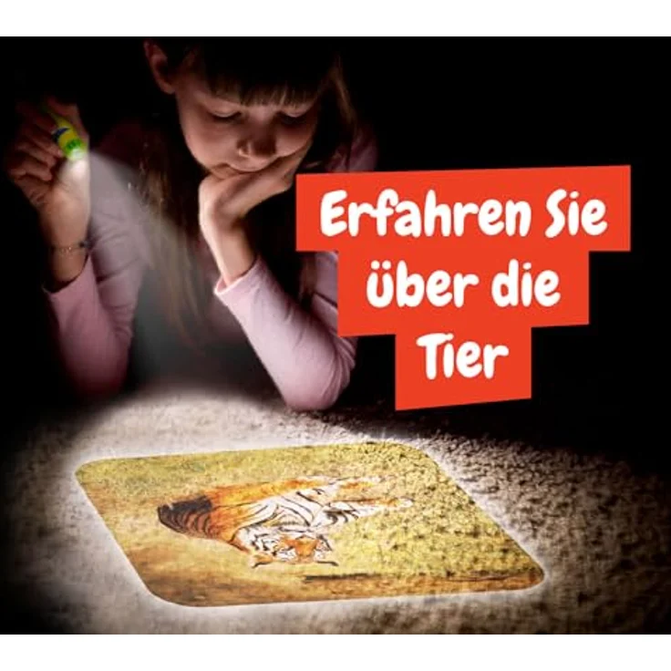 Science4you Tier Taschenlampe, Projektor Lampe mit 24 Bildern und A2-Tierposter, Lernspielzeug für Kinder ab 4 Jahren – Bild 5
