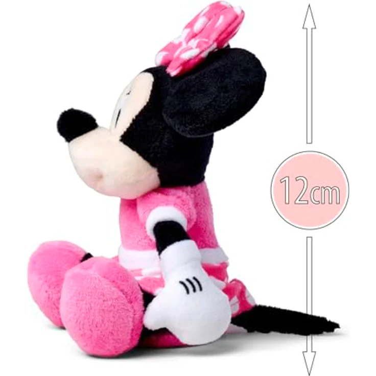 Simba Shoulder Squad, Disney Minnie Maus Plüschtier mit Magnetbefestigung, 12 cm, für Kinder ab 0 Jahren – Bild 3