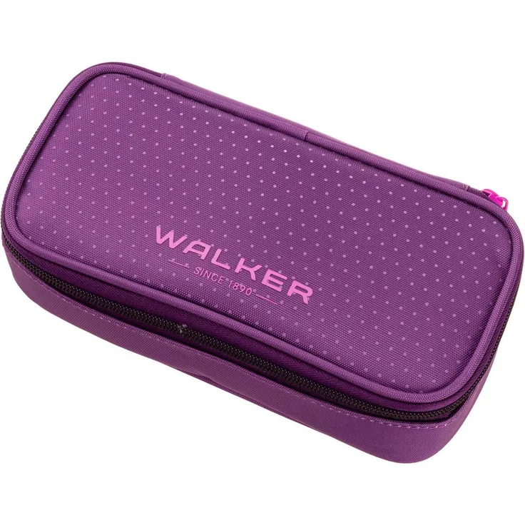 Walker Federmäppchen Schüleretui Fame 2.0 Uni - plum, 1 Fach, ungefüllt - Maximale Ordnung auf kleinstem Raum