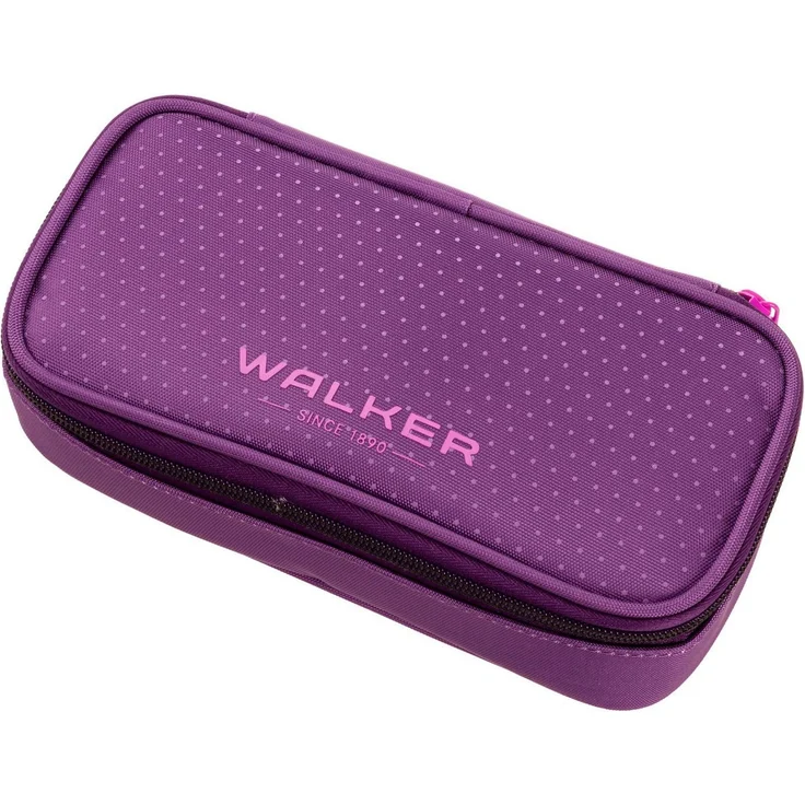 Walker Federmäppchen Schüleretui Fame 2.0 Uni - plum, 1 Fach, ungefüllt - Maximale Ordnung auf kleinstem Raum – Bild 1