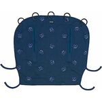 Dooky - Sonnenschutz für Kinderwagen, Buggy & Babyschale - Blau mit Kirschen - Sonnensegel Wetterschutz, Regenschutz Kinderwagen, Sonnenschutz Buggy, Sonnenschirm - Baumwolle - LxBxH = 26x3x18 cm