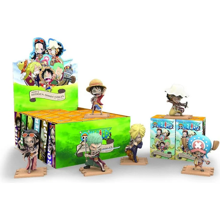 One Piece Anime Sammelfigur Mighty Jaxx One Piece Serie 1 - Freeny's Hidden Dissectibles, Eine Packung - enthält eine zufällige Figur, detailreiche Gestaltung und limitierte Sammlerstücke