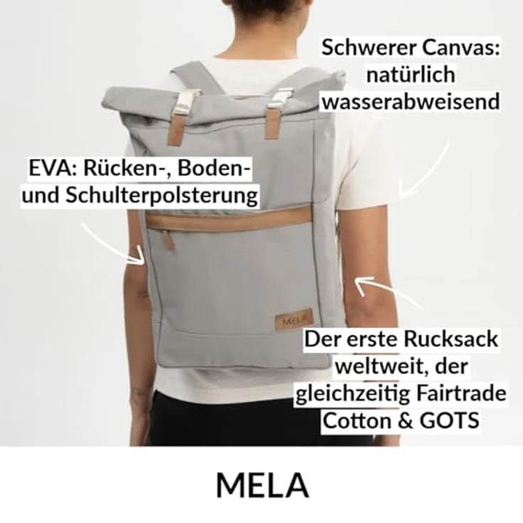 Mela Ansvar I grau - Größe 14 Liter – Bild 5