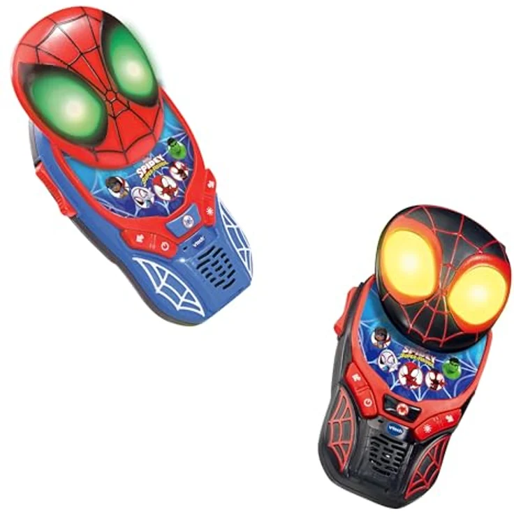 Vtech® Walkie Talkie Spidey und seine Super-Freunde, 2er Set im Spidey- und Miles Morales-Design mit Lautsprecher und Originalstimme – Bild 3