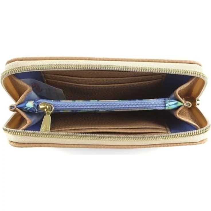 Oilily Zana Geldbörse, Kinderportemonnaie aus 100% Polyester, 16 cm x 9.5 cm x 2.5 cm, blau – Bild 2