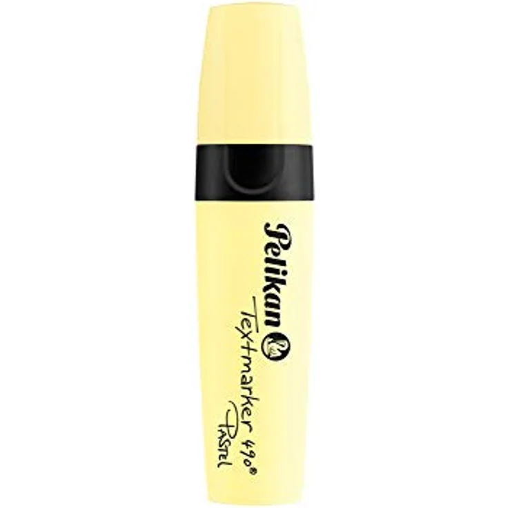 Pelikan 817325 Textmarker 490® Pastell, farbig sortiert, 6 Stück im Etui, Universaltinte auf Wasserbasis, Spezialspitze, komfortable Griffmulde, Twist-Off-Kappe – Bild 3
