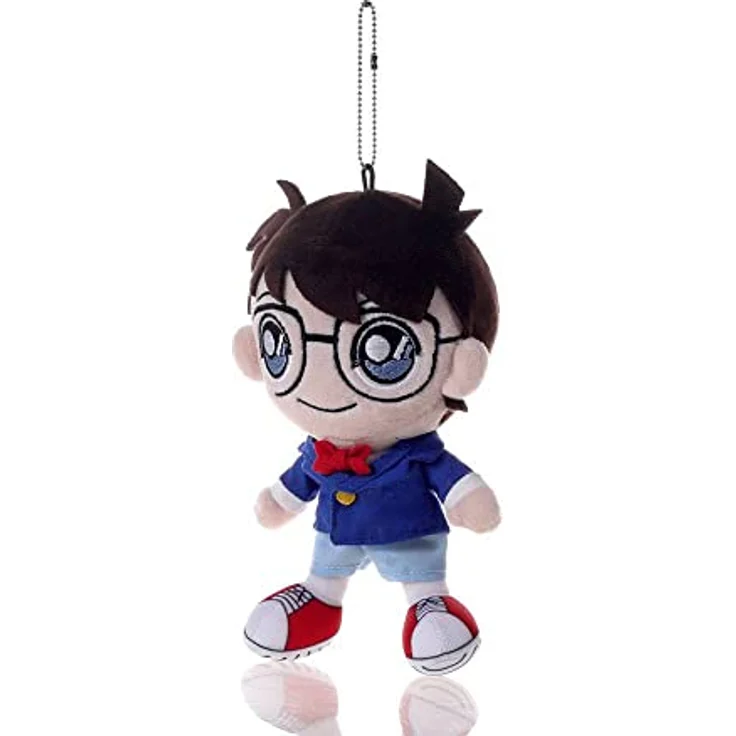 Sakami Merchandise Detektiv Conan Plüschfigur Conan 15 cm SAKA71243, kuschelig und weich, perfektes Fan-Geschenk, schwarz – Bild 3