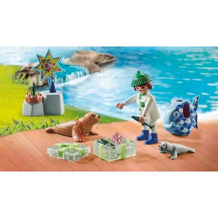 Playmobil® Konstruktions-Spielset Tierfütterung (71448), My Life, (39 St) – Bild 7