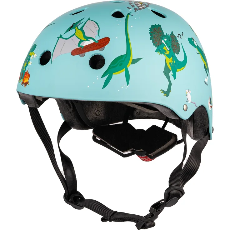 Hornit Mini Hornit Lids Fahrradhelm für Kinder mit LED-Rücklicht - Dinosaurier (M)