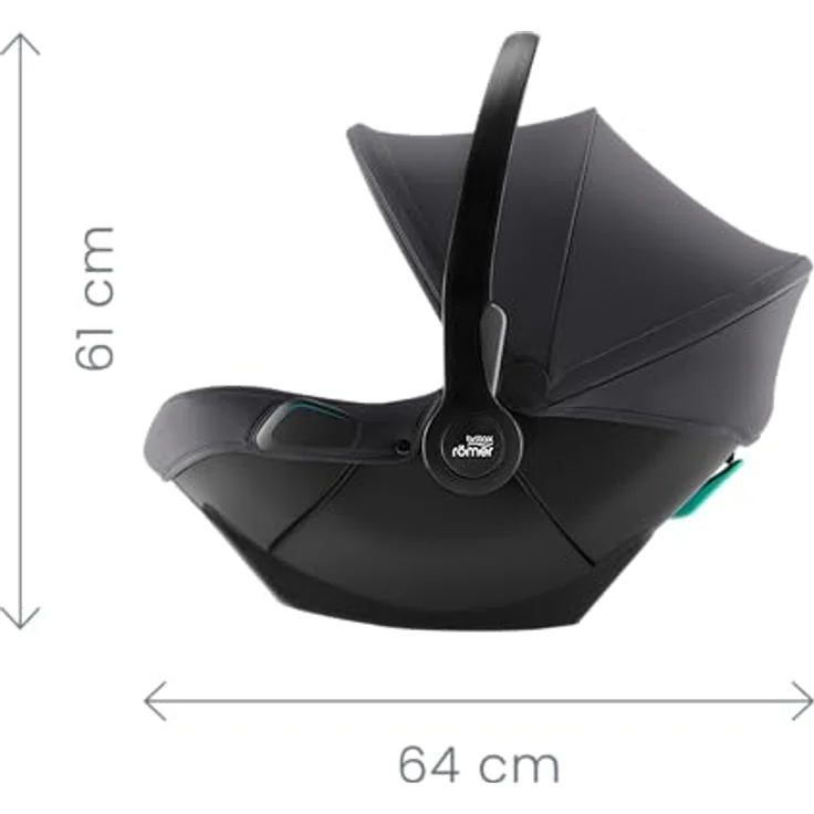 Britax Römer Babyschale Baby-Safe Core, i-Size Babyschale bis 83 cm, Frost Grey, Extra leicht 3,9 kg – Bild 5