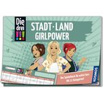 Kosmos 684594 Die DREI !!! Stadt Land Girlpower, Spielblock mit Die DREI Ausrufezeichen, tolles Geschenk für Mädchen und Jungen ab 8 Jahre