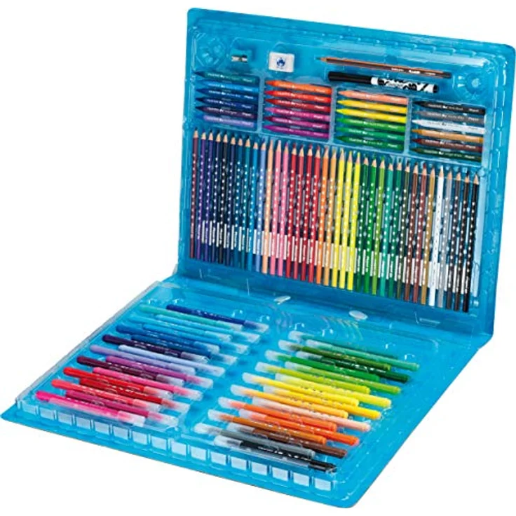 Maped 907003 - Stifte-Set COLOR'PEPS 100-tlg. - 36x Fasermaler, 36x Buntstifte, 24x Wachs-Malstifte – Bild 3