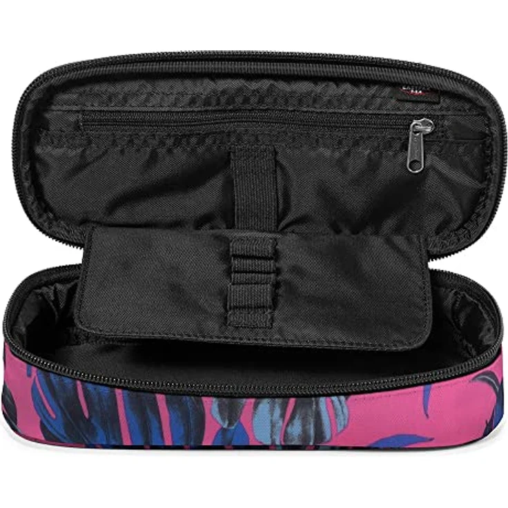 Eastpak Oval Single Federmäppchen, 100% veganes Polyester mit Stifteschlaufen, schwarz – Bild 3