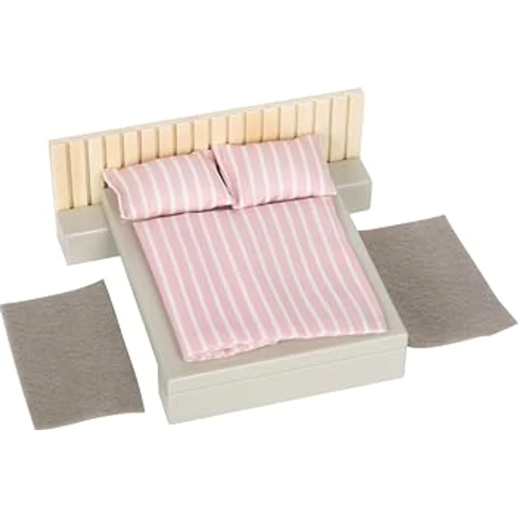 small Foot Puppenhausmöbel Set, detailreiches Möbelset mit hohem sichtbaren Holzanteil, 27 Teile für Puppenhäuser, skandinavische Farbtöne, für Kinder ab 3 Jahren – Bild 5