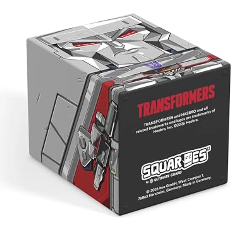 Squaroes SQR100231 - Squaroes Squaroe Transformers TR005 - Megatron - Deckbox für bis zu 100 doppelt gesleevte Karten, aus 78% nachhaltigen Materialien, vollständig bedrucktes Design – Bild 7