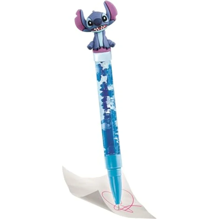 Clementoni Stift Atelier Stitch, Kreatives Set zur Stifte-Herstellung mit 5 Stitch-Figuren, farbiger Tinte und Verzierungen – Bild 5