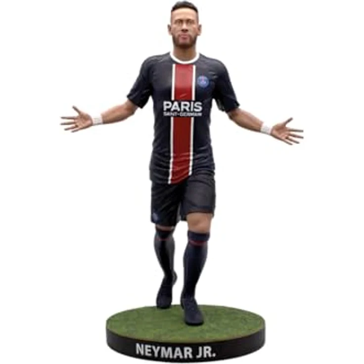 SoccerStarz Footballs Finest Neymar Jr Statue, 1:3 Sammlerstück in Paris Saint-Germain Heimtrikot, 60 cm, limitierte Auflage – Bild 1