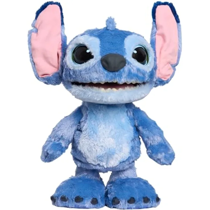 Just Play Stitch Ultimate Electronic Pet, interaktives Plüschspielzeug mit über 100 Sound- und Bewegungs-Kombinationen, 43 cm, offiziell lizenziert