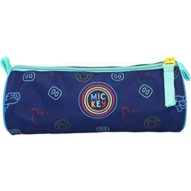 Disney Mickey Mouse Federmäppchen, praktisches Etui für Stifte und Bleistifte, 22 x 9 x 9 cm, klassisches Mickey Mouse Design – Bild 4