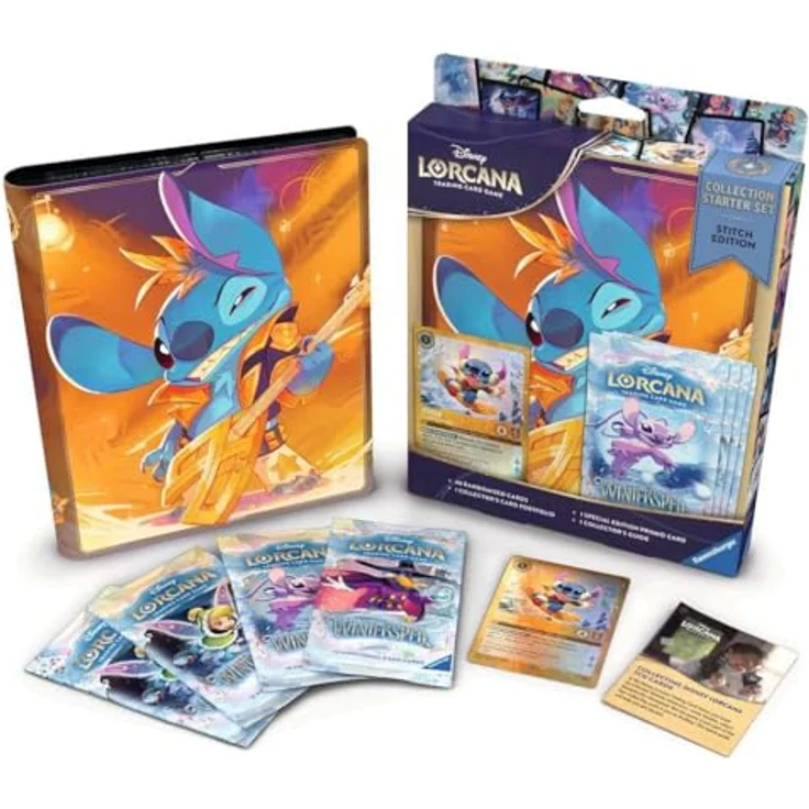 Ravensburger Spielverlag Disney Lorcana - Winterzauber - Starterset - Stitch Edition, Sammelkarten mit 200+ Karten und exklusiven Glimmer-Foil-Promokarten – Bild 4