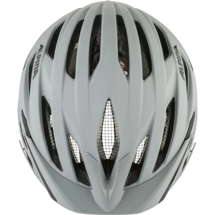 ALPINA HAGA Fahrradhelm, smoke-grey matt, optimale Stoßabsorption, Run System Ergo Flex, strategische Lüftungsöffnungen, verdrehsicheres Gurtschloss, 51-56 – Bild 3