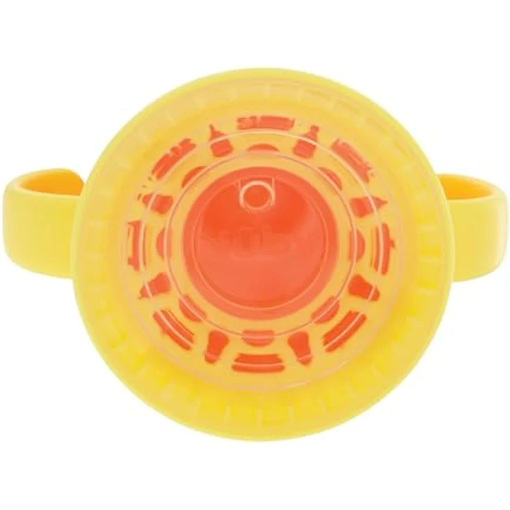 Nuby Rundum-Wasserflasche, 210 ml, auslaufsicher, BPA-frei, spülmaschinenfest, für 4 Monate plus, 2 Stück, Rosa/Orange – Bild 2