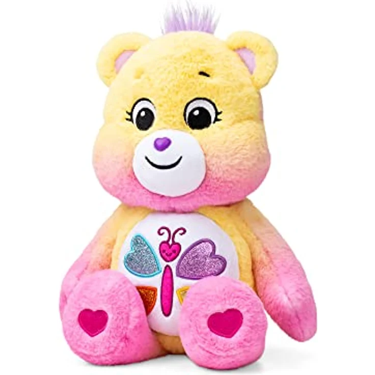 Basic Fun Care Bears Calming Heart Bear, 35 cm Plüsch, parfümiert mit Gurken-Melonen-Duft, ideales Kuscheltier für Kinder ab 4 Jahren – Bild 3