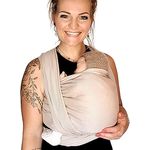 Hoppediz Baby-Tragetuch ab Geburt, Neugeboren bis Kleinkind, 100% Baumwolle, Djerba 4,60 m