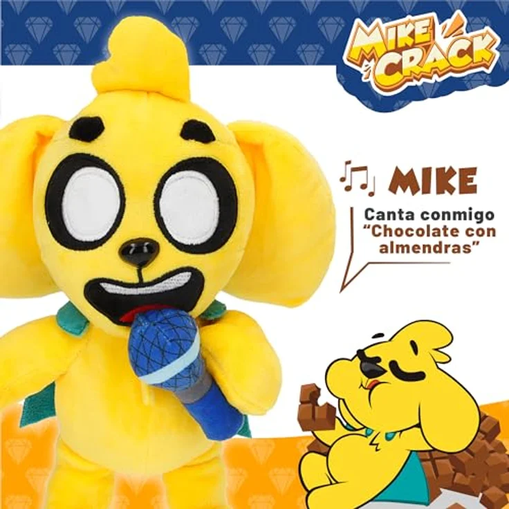 COLORBABY Mikecrack 85423 Plüschtier Hund mit Musik und Sprachwiedergabe, 29 cm, interaktives Spielzeug mit 2 Spielmodi – Bild 4