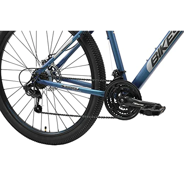 BIKESTAR Hardtail Mountainbike Shimano 21 Gang Schaltung, Scheibenbremse 29 Zoll Reifen | 19 Zoll Rahmen MTB | Blau – Bild 4