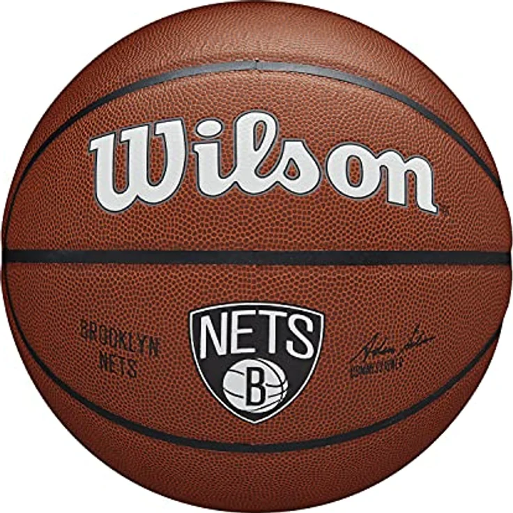 Wilson Basketball TEAM ALLIANCE, BROOKLYN NETS, Indoor/Outdoor, Mischleder, Größe: 7 – Bild 1