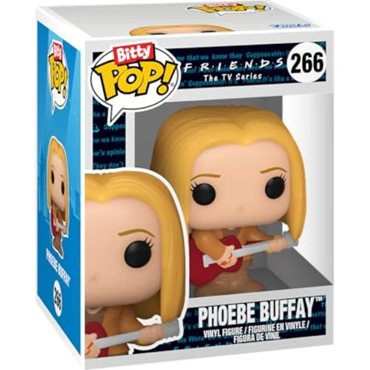 Funko Bitty Pop! Friends - Phoebe 4PK mit Phoebe Buffay™, Monica Geller™, Chandler Bing™ und einer Überraschungs-Mini-Figur, 0.9 Inch (2.2 cm) Sammlerstück mit stapelbarem Display-Regal – Bild 4