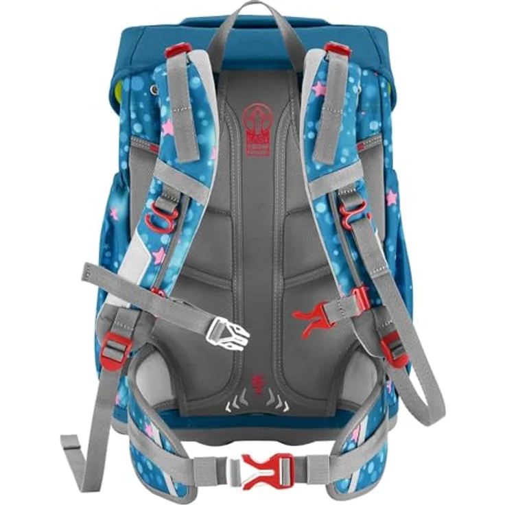 Step by Step Giant Schulranzen-Set „Mermaid Lola“ 23L, blau, ergonomisch, höhenverstellbar, mit Reflektoren – Bild 4