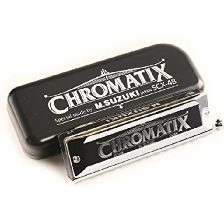 Suzuki Chromatic Harmonica Standard model SCX-48(12 hole) key of Bb