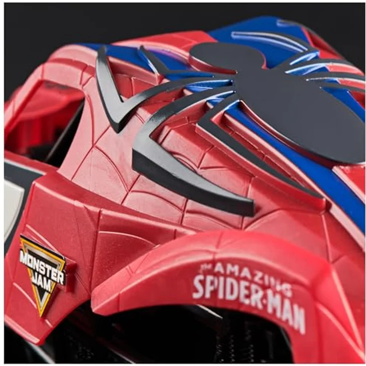 Monster Jam Marvel Spider-Man RC Truck, ferngesteuertes Fahrzeug im roten Spider-Man-Design, Maßstab 1:24, für drinnen und draußen, ab 3 Jahren – Bild 4