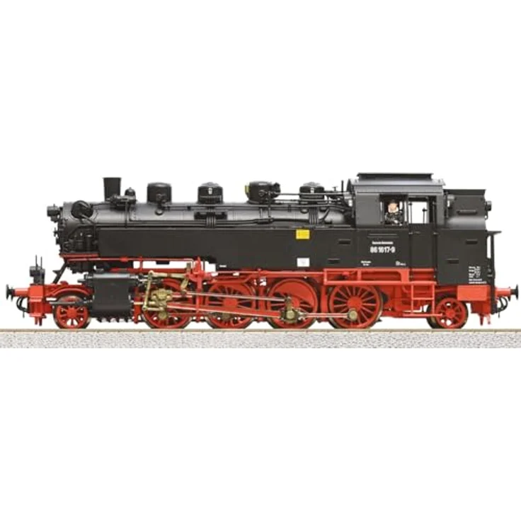 Roco 7110027 H0 Dampflok 86 1617-9, Dampflokomotive der DR mit 1.000 PS und 70-80 km/h Höchstgeschwindigkeit – Bild 7