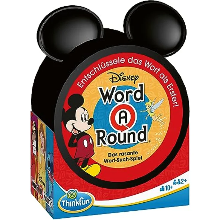 ThinkFun - 76549 WordARound-Disney - Das Wortsuchspiel. Entschlüssle das Wort als Erster! Ein Suchspiel für 2-4 Spieler ab 10 Jahren. – Bild 2