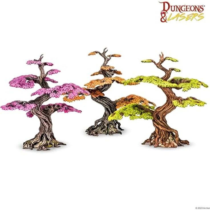 Archon Studio Dungeons & Lasers - The Elven Woods, Brettspiel mit detailliertem Wald-Setup und universeller Kompatibilität für RPG-Systeme – Bild 4