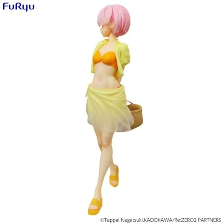 Furyu Re:Zero Starting Life In Another World SSS Figure Ram Summer Vacation, PVC Statue, 21 cm, detailreich – Bild 3